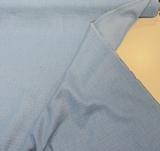 Protege Wedgewood Blue Linen Cotton Slub Texture Linen Cotton Fabric - Wedgewood Blue Slub Texture, 54" Width (1 Yard)