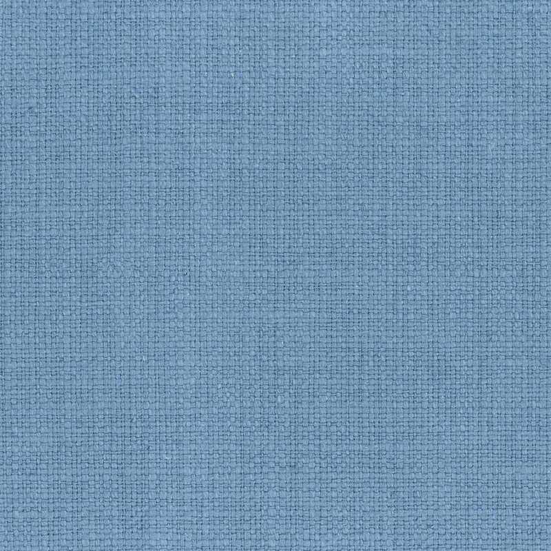 Protege Wedgewood Blue Linen Cotton Slub Texture Linen Cotton Fabric - Wedgewood Blue Slub Texture, 54" Width (1 Yard)