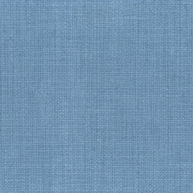 Protege Wedgewood Blue Linen Cotton Slub Texture Linen Cotton Fabric - Wedgewood Blue Slub Texture, 54" Width (1 Yard)