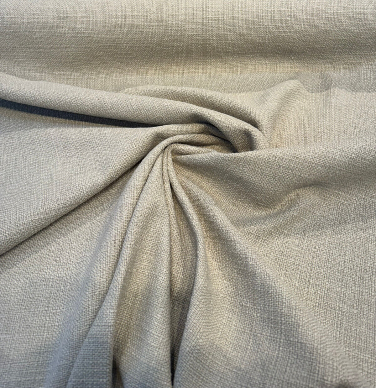 Protege Stonebrook Pewter Linen Cotton Slub Texture Upholstery Fabric - Pewter Gray, Slub Texture, 54" Width (1 Yard)