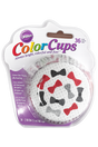 Wilton Bow Tie Color Cups Cupcake Liners, 36-Count
