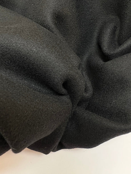 Wool Blend Tweed Black