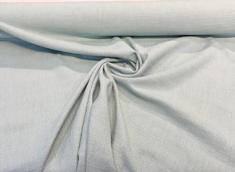 Protege Beach Glass Blue Linen Cotton Slub Upholstery Fabric - Beach Glass Blue, Linen Cotton Slub Texture, 54" Width (1 Yard)
