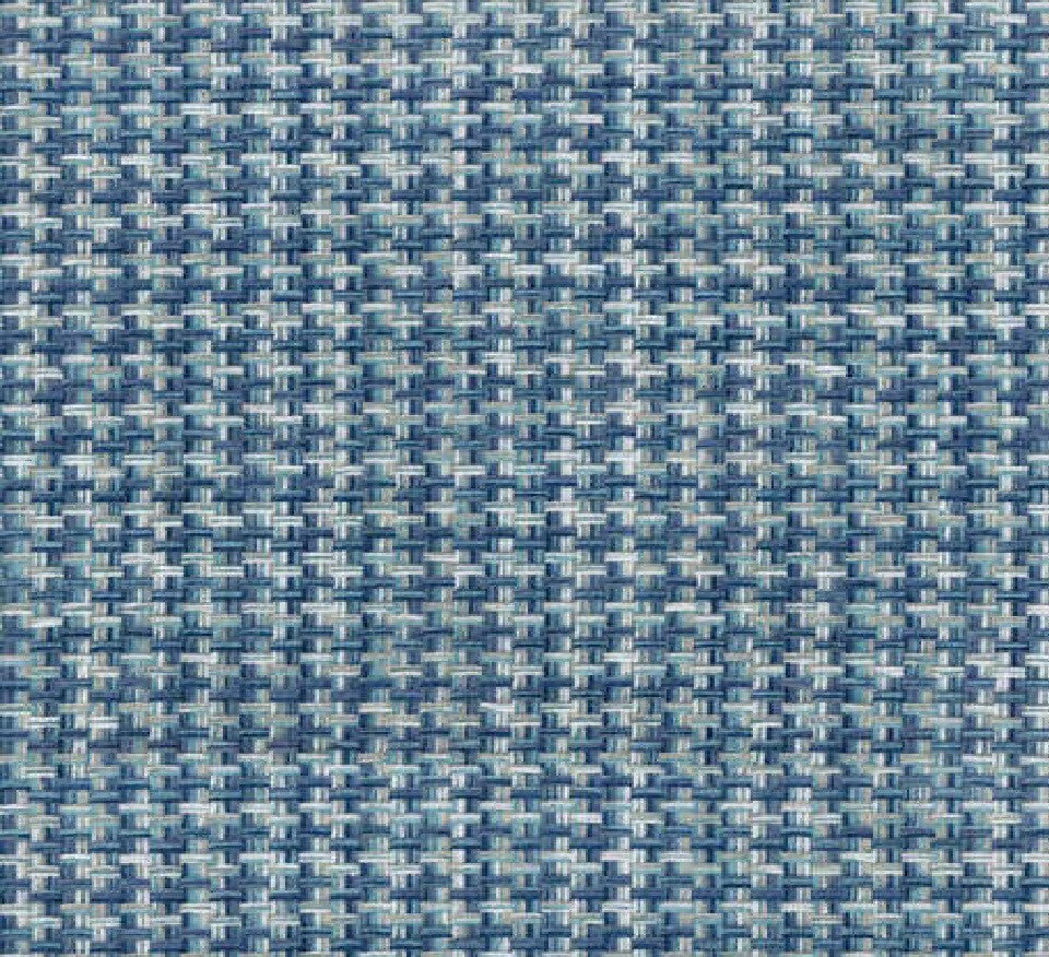 Touro Blue Cielo Chenille Fabric - Blue, Woven Pattern, 54" Width (1 Yard)