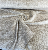 Jazz Plush Chenille Chenille Fabric - Latte, Soft Textured, 55" Width (1 Yard)