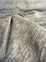 Jazz Plush Chenille Chenille Fabric - Latte, Soft Textured, 55" Width (1 Yard)