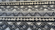 Swavelle Tribal Nunatak Chenille Upholstery Fabric - Black Storm Tribal Stripe, 57" Width (1 Yard)