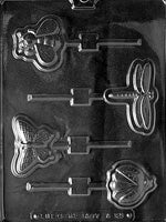 Garden Bugs Lolly Chocolate Mold - LPA125