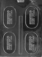 Chocoholic Diet Pill Chocolate Mold - LPBC033