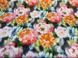 Waverly Garden Mist Jubilee Cotton Fabric - Abstract Floral, Coral Blush Pink Orange Blue Green, 54" Width (1 Yard)