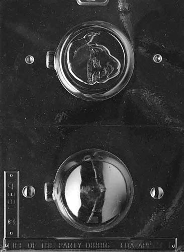 Christmas Ornament With Elf Chocolate Mold - LPC061