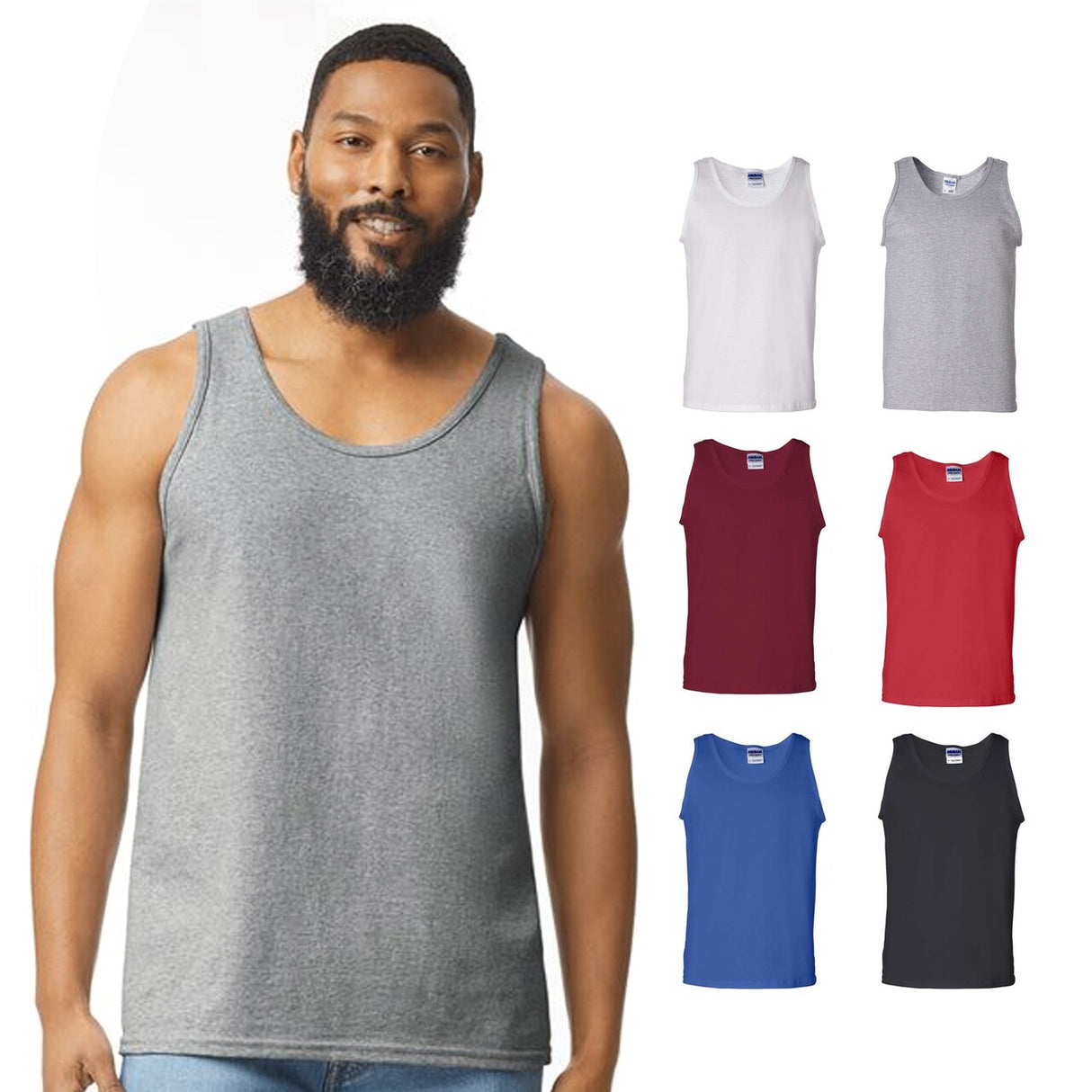 Gildan® Ultra Cotton Sleeveless Crewneck Tank Top - 2200