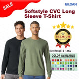 Gildan® Softstyle CVC Crewneck Long Sleeve T-Shirt
