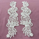 Floral Lace Applique on Organza