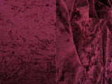 Crushed Velvet Solid Fabric 1 Yard Soft Stretch Shiny Finish 58/60" Wide