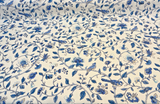 Waverly Summer Isles Cotton Fabric - Sky Blue Floral Bird, 54" Width (1 Yard)