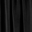 20 Oz Black Velour Velvet Polyester Fabric - Black, Matte, 54" Width (1 Yard)