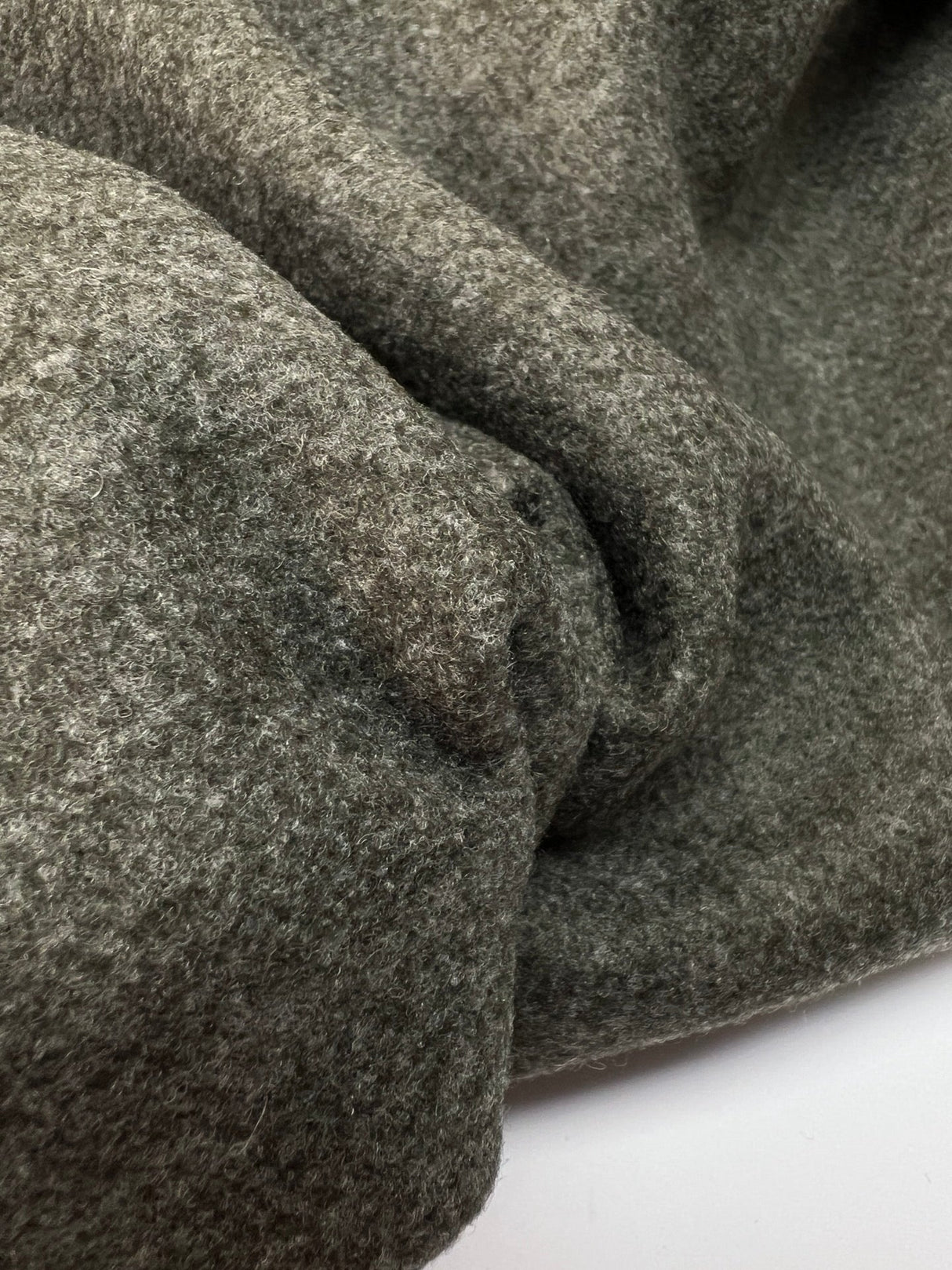 Italian Gray Green Blend Knitted Fabric