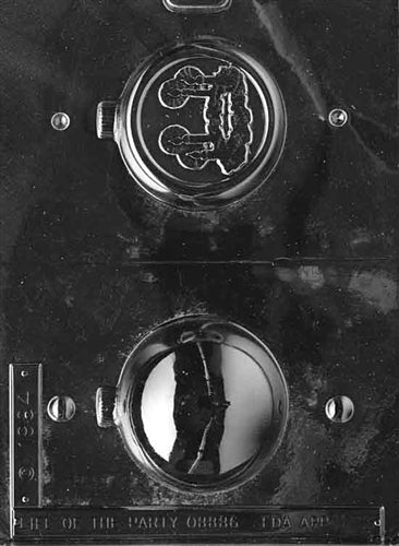 Christmas Ornament With Wreath Chocolate Mold - LPC063