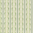 Waverly Regency Stripe Green Clover Vine Cotton Fabric - Green Vine Vertical Stripe, 57" Width (1 Yard)