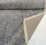 Thinking Differently Jasper Latex Backed Swavelle Upholstery Fabric - Salt-And-Pepper Boucle Texture, 56" Width (1 Yard)