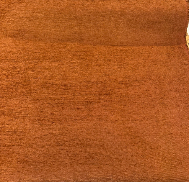 Cuddle Chenille Fabric - Tawny Rust, 54" Width (1 Yard)