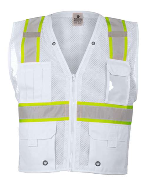 Kishigo Unisex EV Series Enhanced Visibility Multi-Pocket Mesh Vest