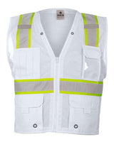 Kishigo Unisex EV Series Enhanced Visibility Multi-Pocket Mesh Vest