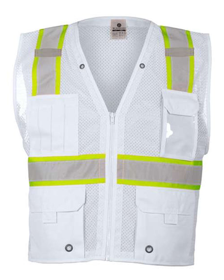 Kishigo Unisex EV Series Enhanced Visibility Multi-Pocket Mesh Vest