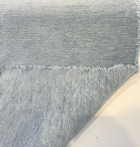 Upholstery Cuddle Soft Chenille Fabric - Bluestone Blue-Gray, 54" Width (1 Yard)