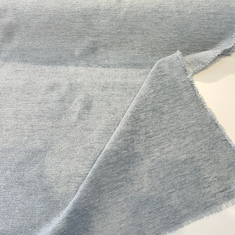 Upholstery Cuddle Soft Chenille Fabric - Bluestone Blue-Gray, 54" Width (1 Yard)