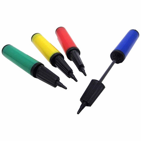 Balloon Pump Assorted Colors