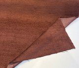 Upholstery Cuddle Brown Brick Soft Chenille Chenille Fabric - Brown Brick, 54" Width (By The Yard)