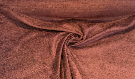 Upholstery Cuddle Brown Brick Soft Chenille Chenille Fabric - Brown Brick, 54" Width (By The Yard)
