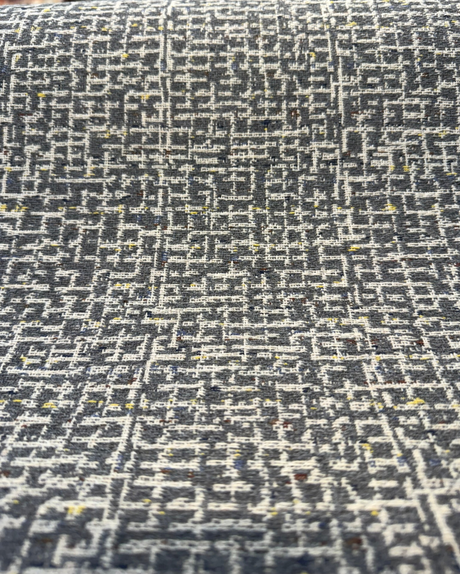 Highlander Greystone Acrylic Fabric - Greystone And Cream Tweed, 54" Width (1 Yard)