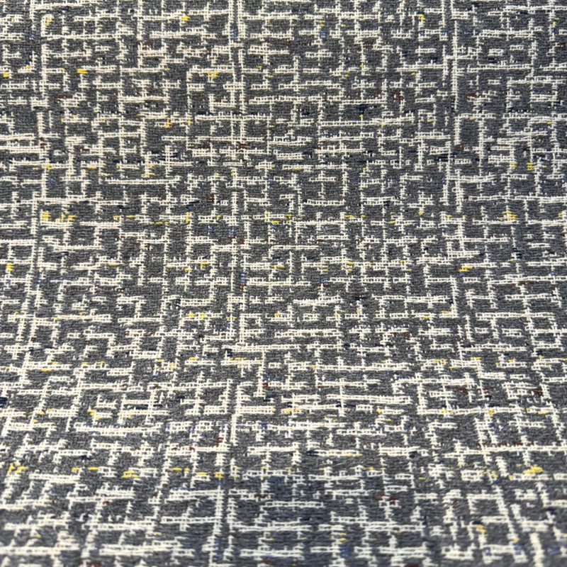 Highlander Greystone Acrylic Fabric - Greystone And Cream Tweed, 54" Width (1 Yard)