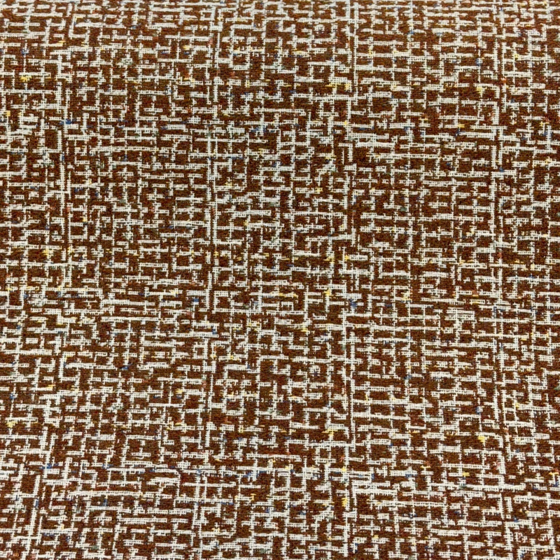 Sunbrella Highlander Fox Acrylic Fabric - Chestnut Brown/Beige Tweed, 54" Width (1 Yard)