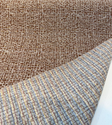 Sunbrella Highlander Fox Acrylic Fabric - Chestnut Brown/Beige Tweed, 54" Width (1 Yard)