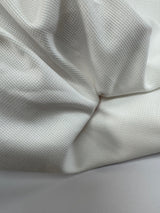 Cotton Viscose Jacquard White