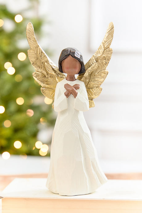 9.5" Carved Resin Angel