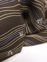 Wool Printed Shades White Striped