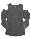 Women's Cold Shoulder Long Sleeve T-Shirt