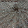 1 Yard Beaded Lace Fabric Embroidered 100 Percent Polyester Net Mesh 53 inch Width