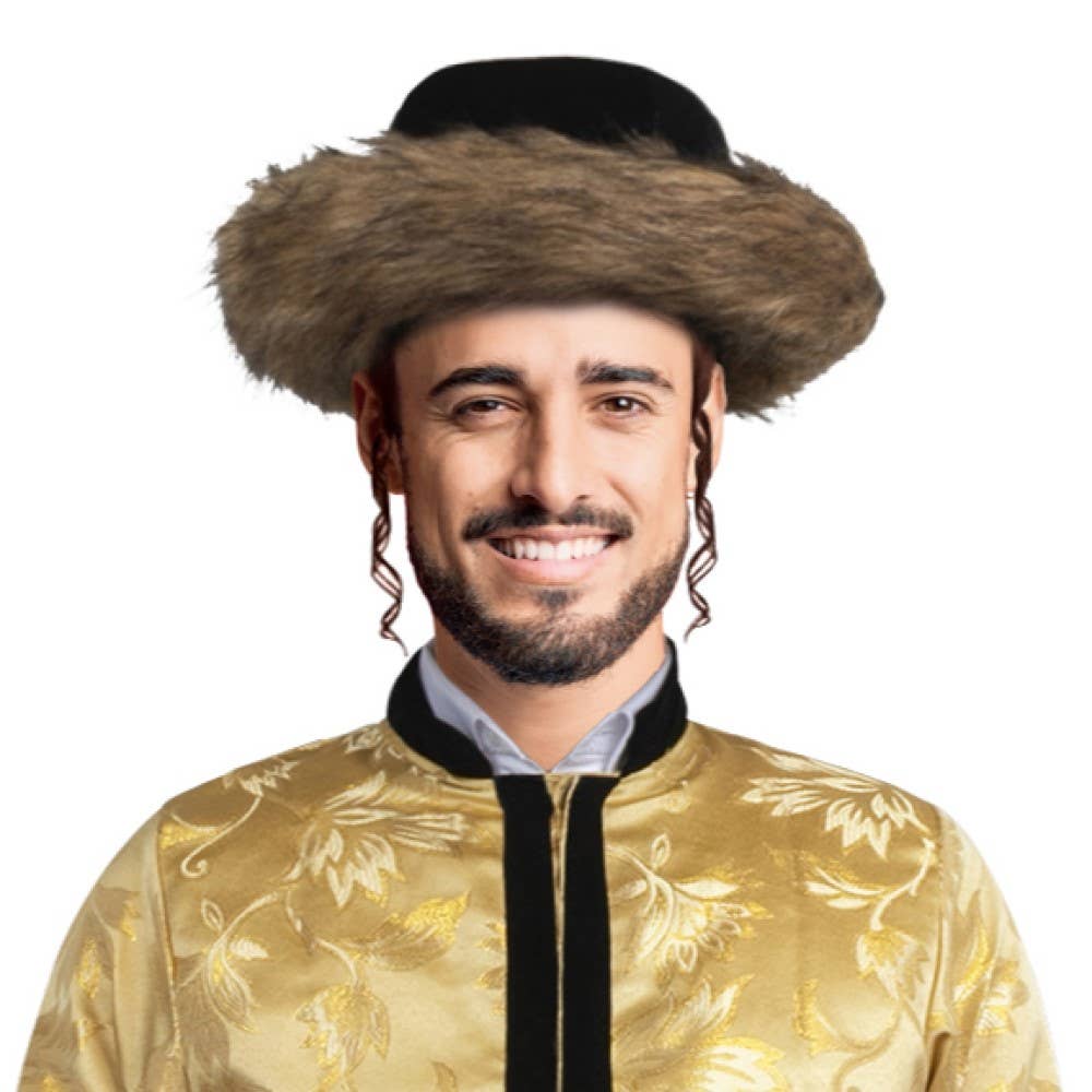 Raised Kippah Shtreimel Costume Accessory