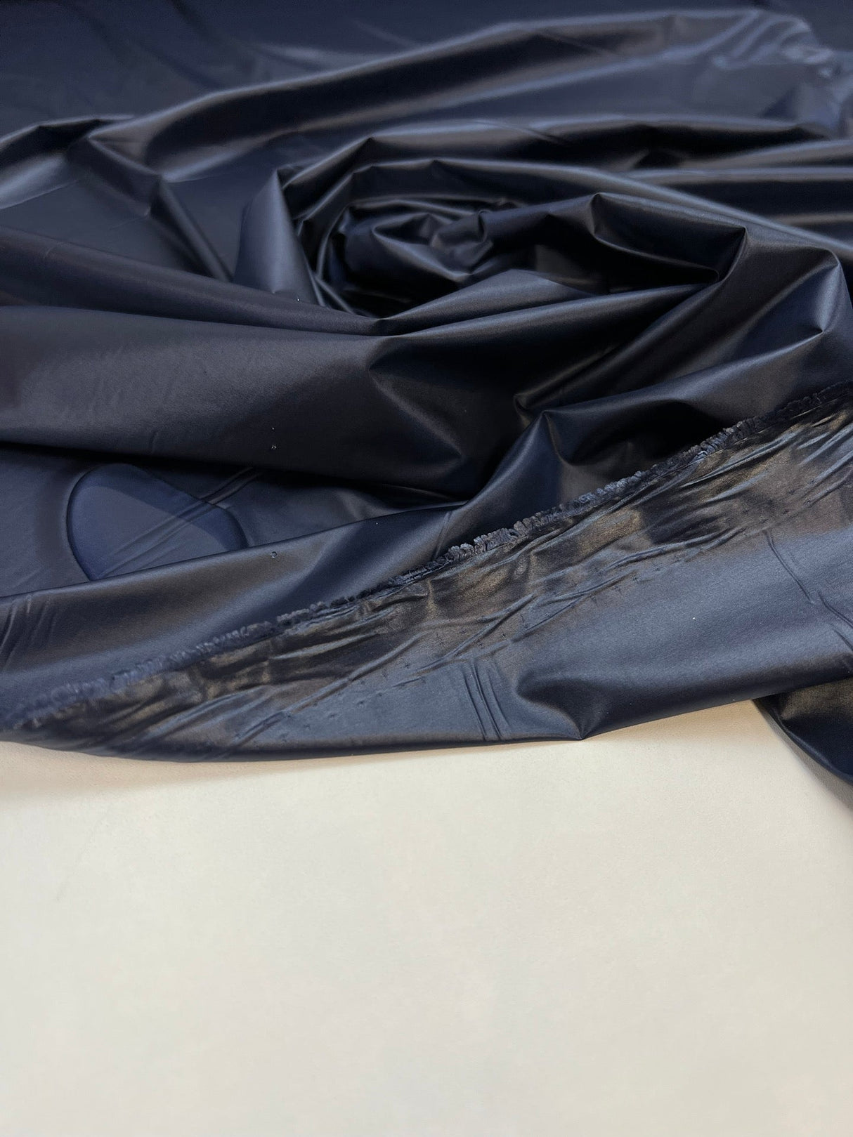 Blue Polyamide Jacket Fabric