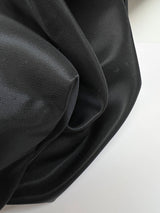 Polyamide Satin Twill Black Woven