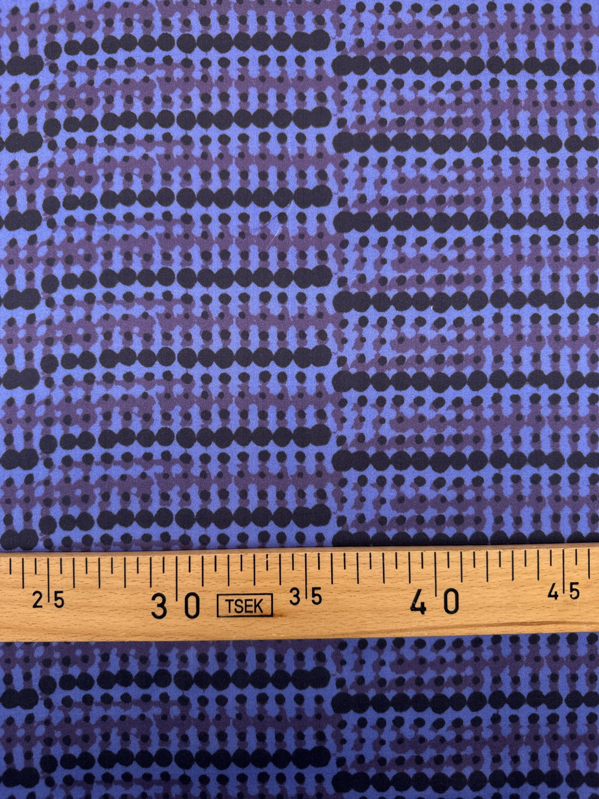 Viscose Sateen Printed Blue Purple