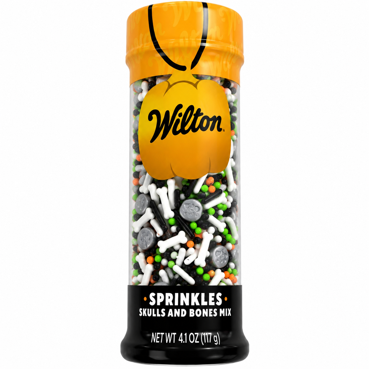 Wilton Halloween Skulls and Bones Sprinkle Mix – 4.1 oz.