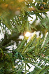 7.5' Christmas Pencil Pine Tree with 300 Color-Changing LED Lights