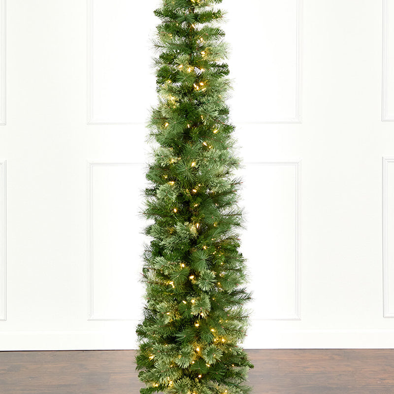 8' Whistler Pine Christmas Tree with 200 Warm White LED Lights